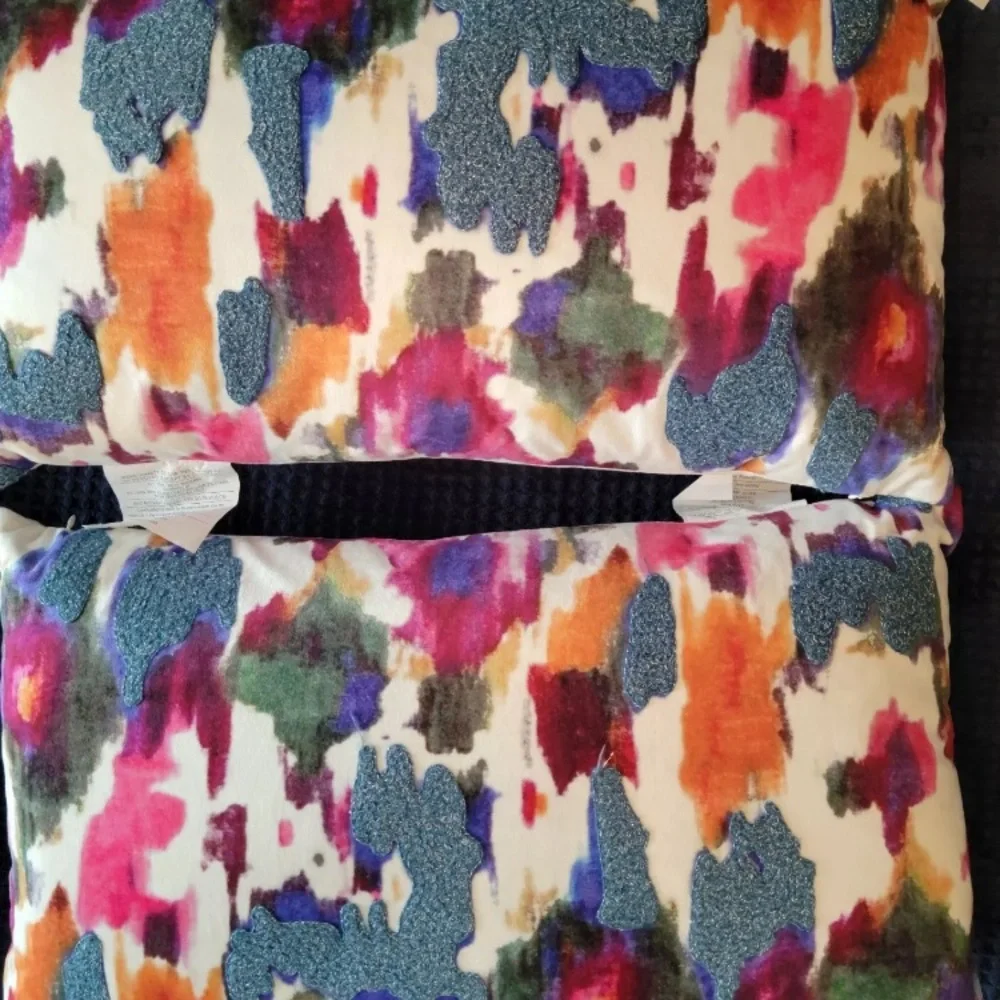 Callisto Home 3 Pillow Abstract Art Watercolor Modern 2 Lumber Throw Pillows NWT